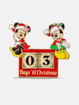 BaubleBar Disney Mickey Mouse and Minnie Mouse Christmas Countdown Pin - Disney Christmas Countdown Pin - 
    Officially licensed Disney collectible pin
  
