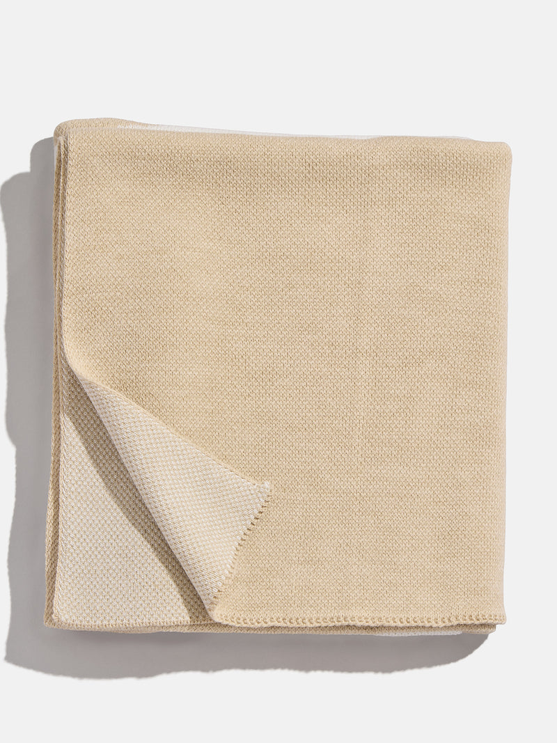 BaubleBar Down The Line Custom Blanket - Beige/White - 
    Ends Tonight: Enjoy 20% Off
  
