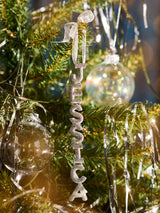 BaubleBar Love At Frost Sight Custom Ornament - Silver - 
    Ends Tonight: Enjoy 20% Off
  
