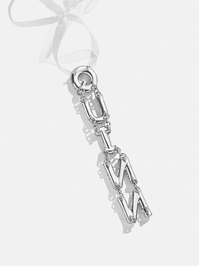 BaubleBar Love At Frost Sight Custom Ornament - Silver - 
    Ends Tonight: Enjoy 20% Off
  
