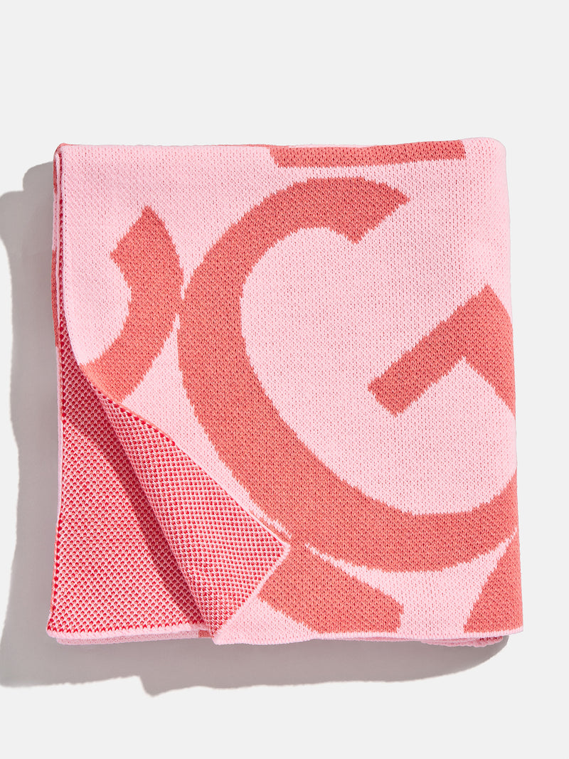 BaubleBar Ramble On Custom Blanket - Red/Pink - 
    Custom, machine washable blanket in two sizes
  
