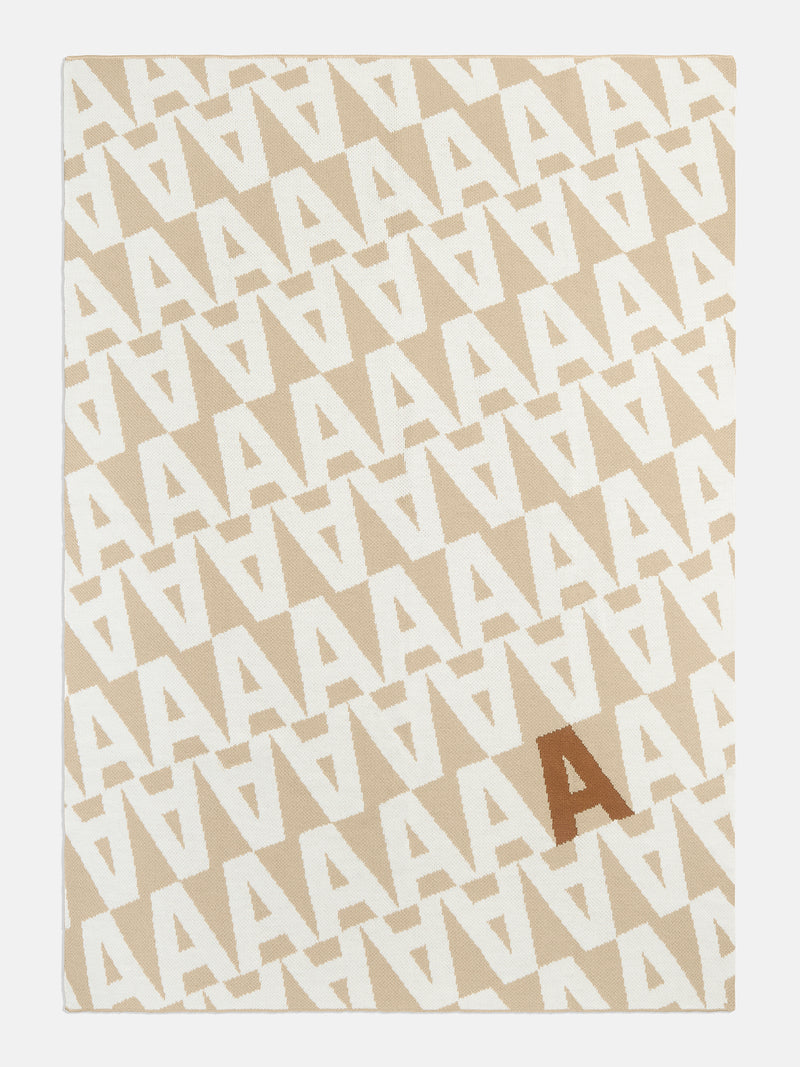 BaubleBar On A Loop Custom Blanket - Natural/Tan - 
    Custom, machine washable blanket in two sizes
  
