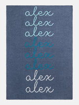 BaubleBar Script Ombre Name Custom Blanket - Denim/Light Blue - 
    Ends Tonight: Enjoy 20% Off
  
