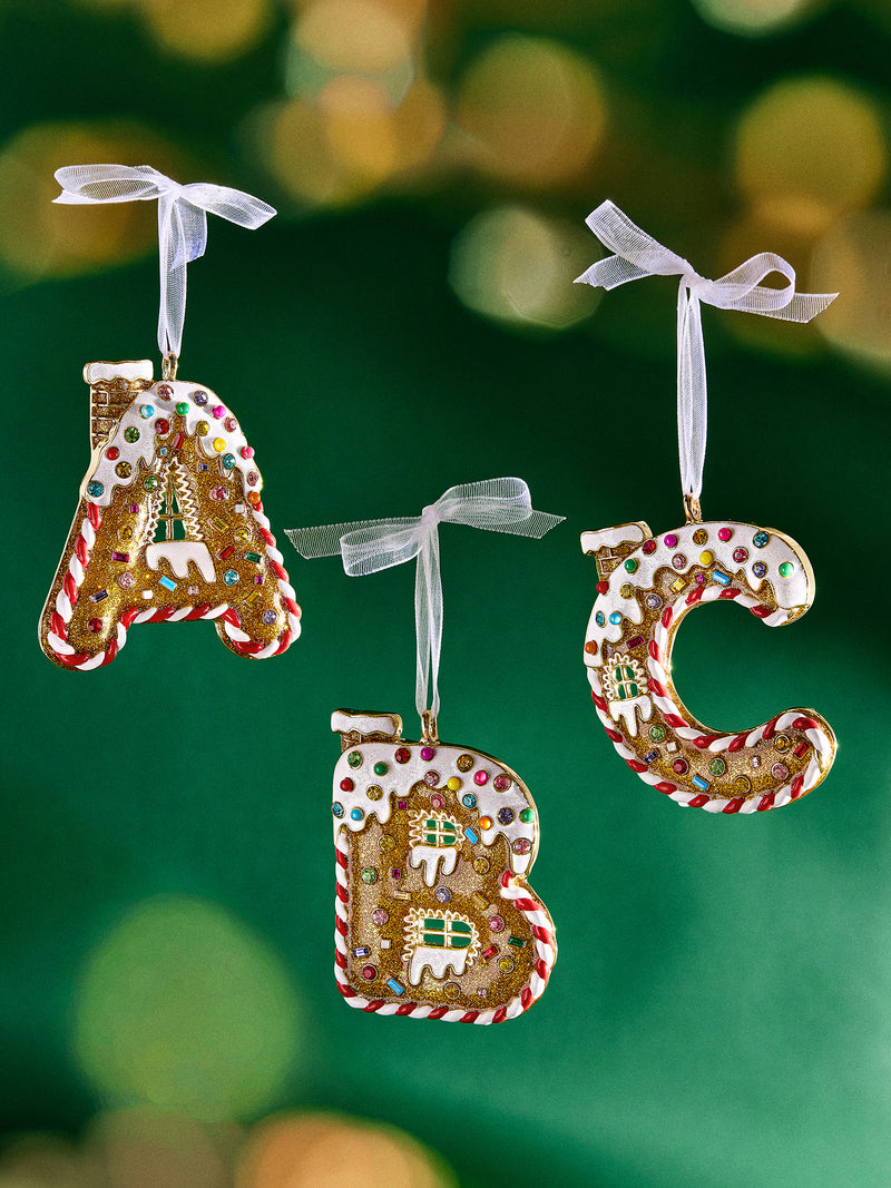 BaubleBar Gingerbread Initial Ornament - Gingerbread Initial Ornament - 
    Initial gingerbread holiday ornament
  
