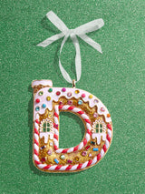 BaubleBar D - 
    Initial gingerbread holiday ornament
  
