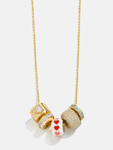 BaubleBar Custom Bead Charm Necklace - Gold - 
    25% Off Custom Gifts: One Week Only
  
