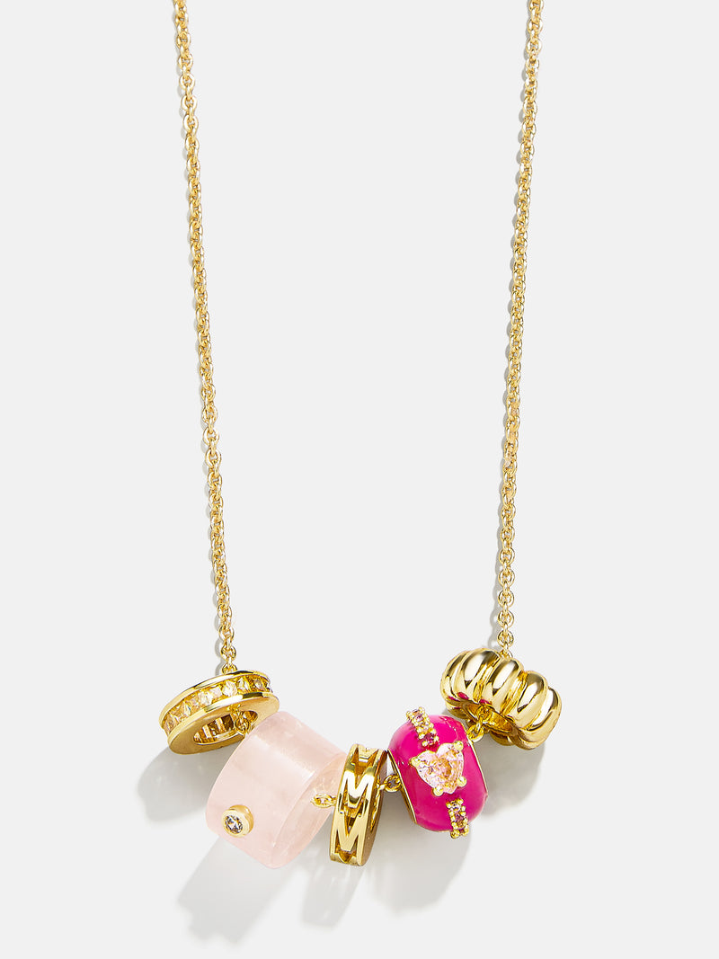 BaubleBar Gold Bead Charm - Scalloped Bead - 
    Create your own bead charm necklace
  
