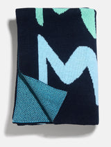 BaubleBar Get Wavy Custom Blanket - Navy/Blue - 
    Ends Tonight: Enjoy 20% Off
  
