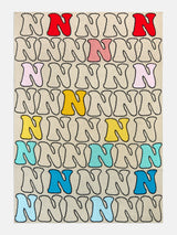 BaubleBar Bubble Initial Standout Custom Blanket - Beige/Multi - 
    Ends Tonight: Enjoy 20% Off
  
