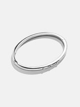 BaubleBar Destiny Hinge Bangle - Silver Bezels Bangle - 
    Silver bangle
  
