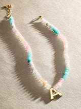 BaubleBar Semi-Precious Block Initial Necklace - Light Multi - 
    Get Gifting: Enjoy 20% Off
  
