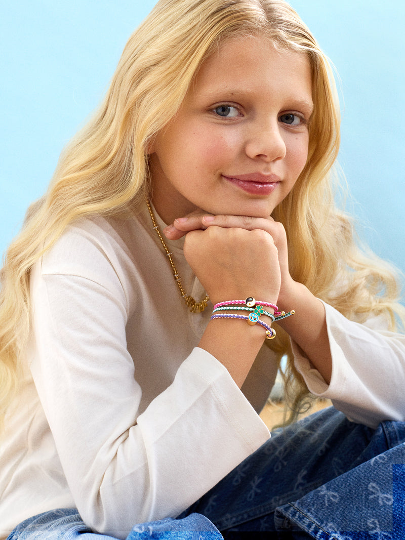 BaubleBar Lucky Links Kids Bracelet Set - Clover - 
    Kids' bracelet set
  
