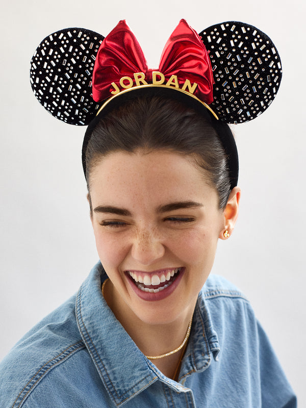 Disney Minnie Mouse Custom Glam Ears Headband - Custom Glam Minnie Mouse Ears