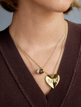 BaubleBar Custom Initial Enamel Heart Pendant Necklace - Gold - 
    It’s Black Friday Week: Enjoy 20% Off​
  
