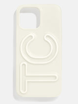 BaubleBar Fine Line Custom iPhone Case - White - 
    Customizable Phone Case
  
