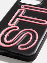 BaubleBar Fine Line Custom iPhone Case - Black/Pink - 
    Get Gifting: Enjoy 20% Off
  
