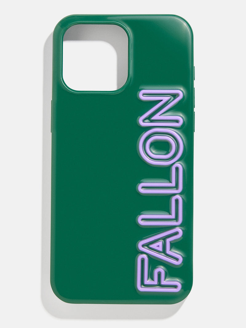 BaubleBar Fine Line Custom iPhone Case - Green/Lilac - 
    Customizable Phone Case
  
