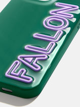 BaubleBar Fine Line Custom iPhone Case - Green/Lilac - 
    Customizable Phone Case
  
