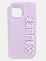 BaubleBar Fine Line Custom iPhone Case - Lavender/White - 
    Customizable Phone Case
  
