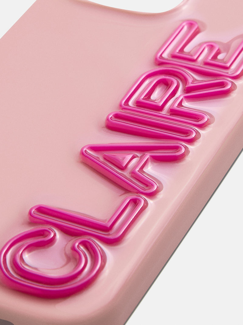 BaubleBar Fine Line Custom Phone Case - Mauve/Magenta - 
    Customizable Phone Case
  
