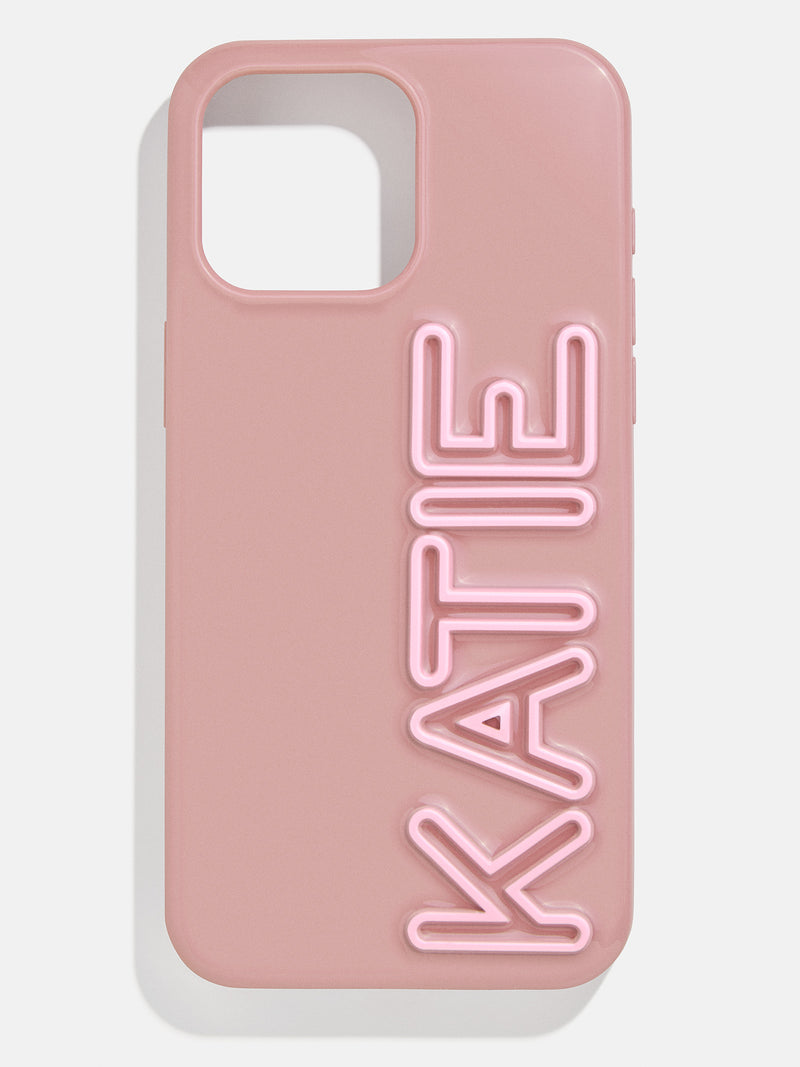 BaubleBar Fine Line Custom iPhone Case - Mauve/Light Pink - 
    Customizable Phone Case
  
