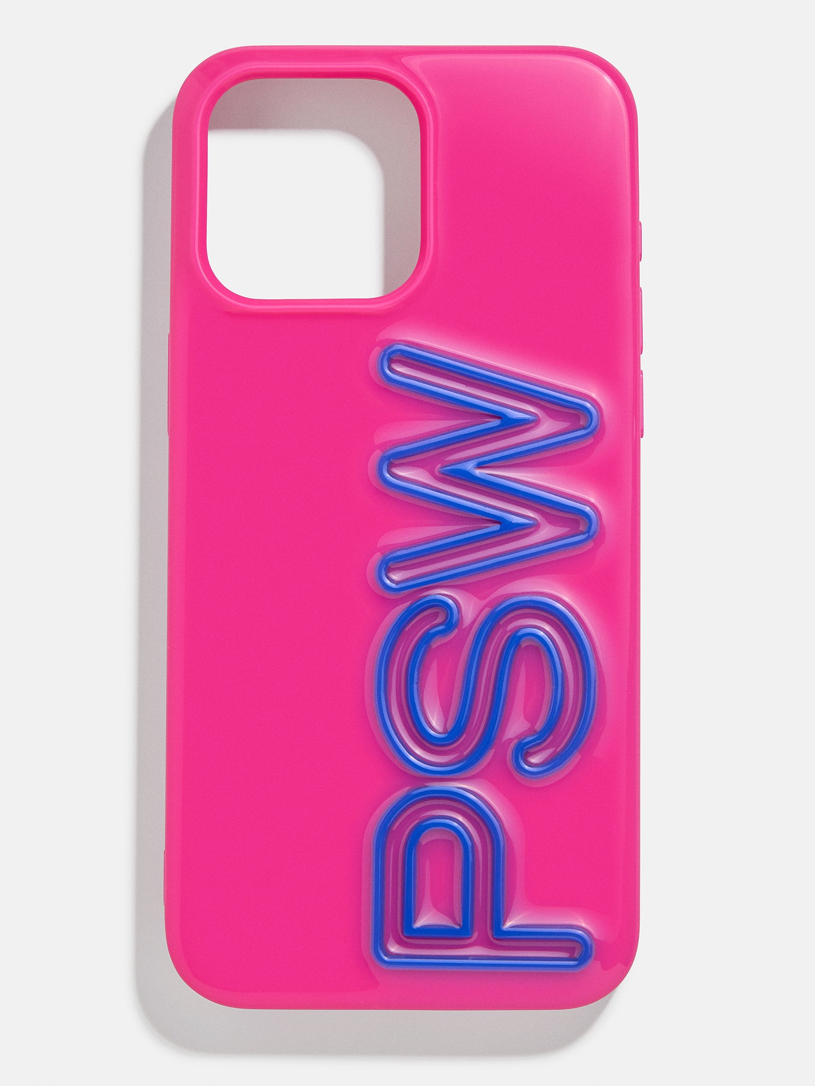 Fine Line Custom iPhone Case - Hot Pink/Cobalt – Custom Phone Case ...