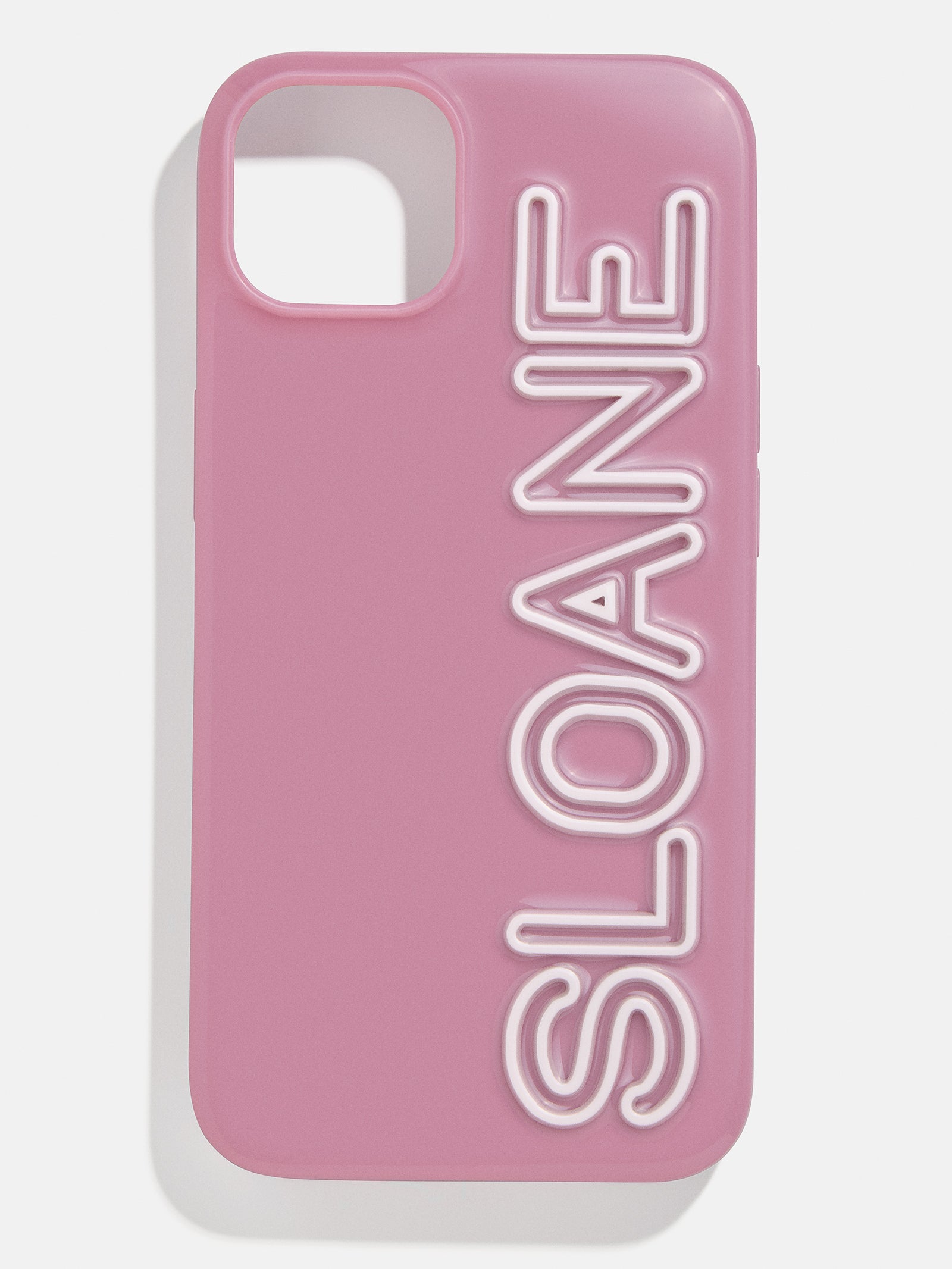 Fine Line Custom Phone Case - Wild Berry/White