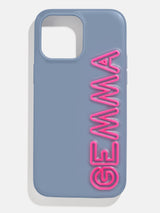 BaubleBar Fine Line Custom iPhone Case - Slate Blue/Hot Pink - 
    Get Gifting: Enjoy 20% Off
  
