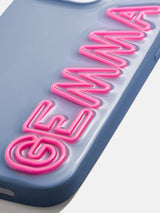 BaubleBar Fine Line Custom iPhone Case - Slate Blue/Hot Pink - 
    Get Gifting: Enjoy 20% Off
  
