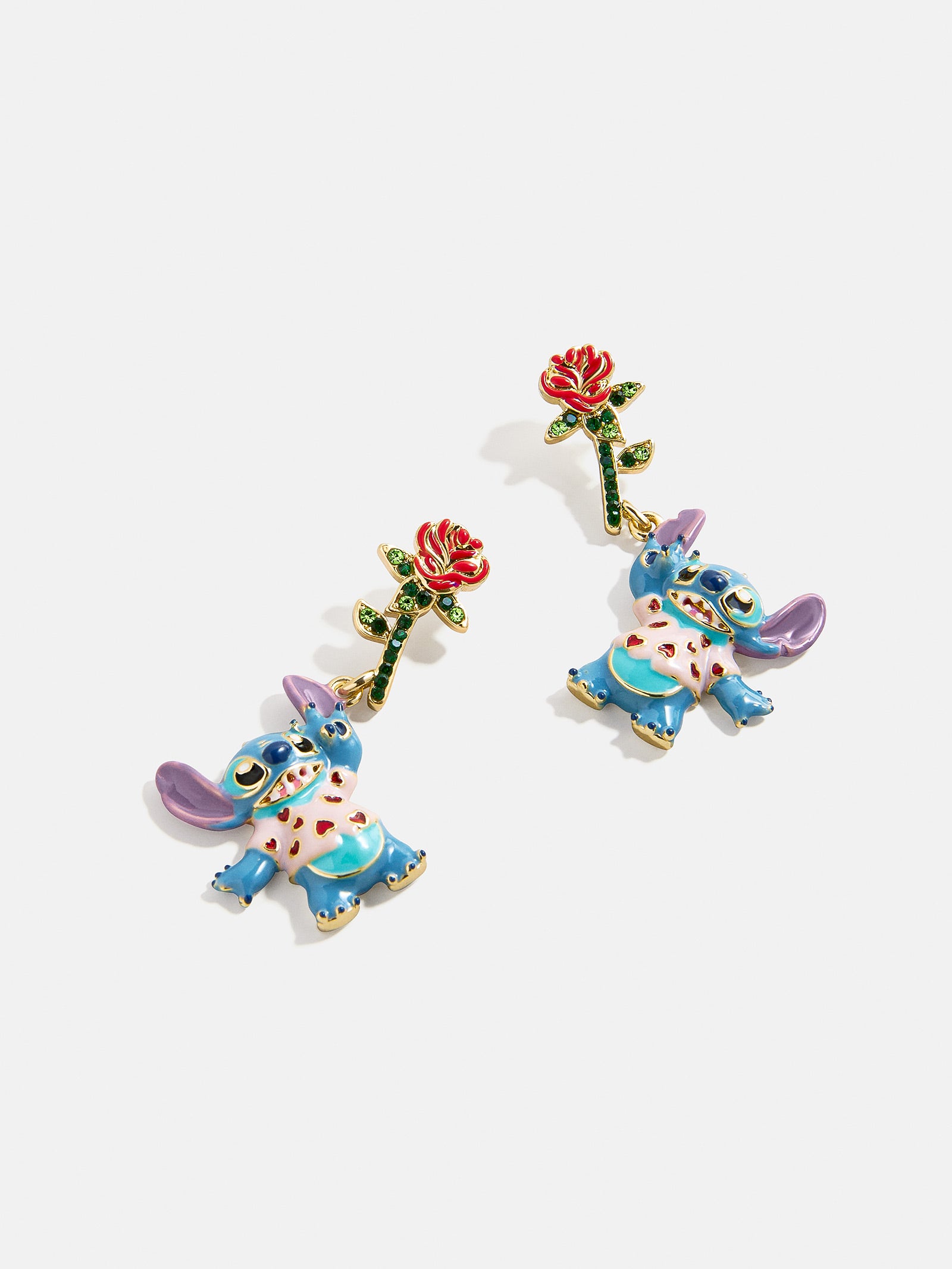 Disney Stitch Rose Earrings - Stitch Rose Earrings