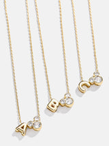 BaubleBar Disney Mickey Mouse Initial Necklace - Gold/Pavé - 
    Get Gifting: Enjoy 20% Off
  
