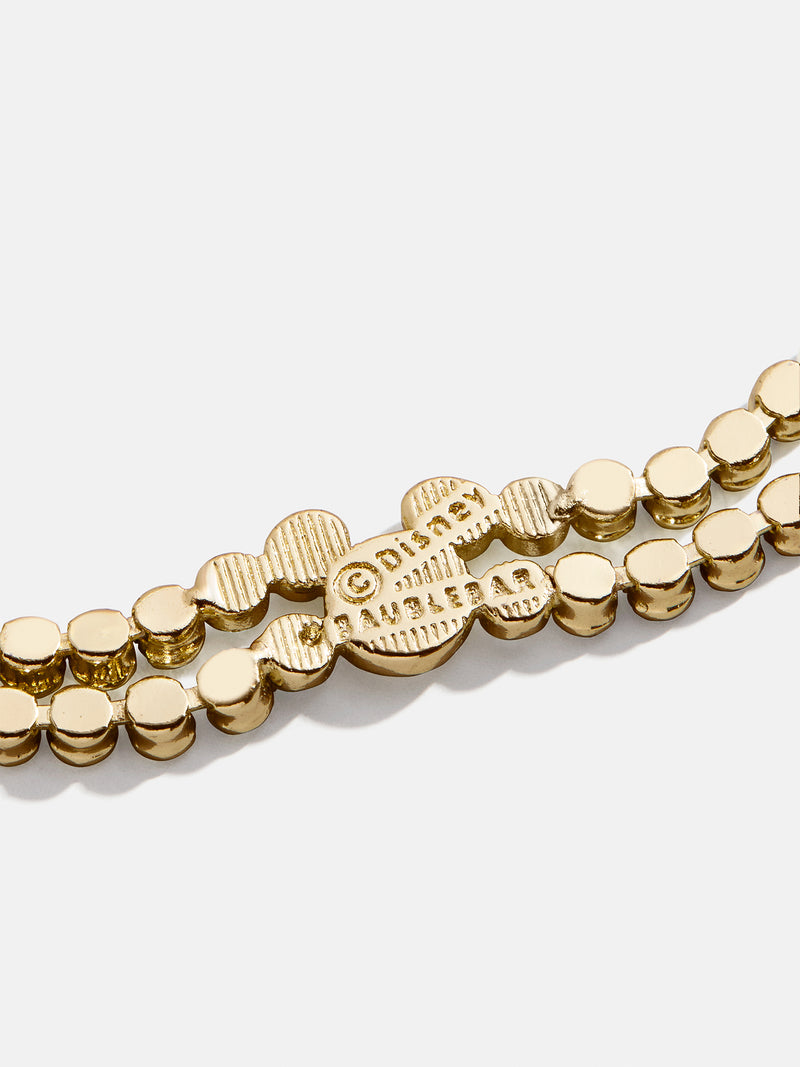 BaubleBar Disney Mickey Pavé Pull Tie Bracelet - Gold/Pavé - 
    Disney pavé bracelet
  
