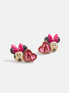 Disney Minnie Mouse Valentine's Day Earrings - Pink