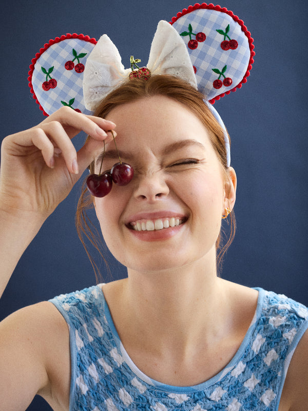 Disney Minnie Mouse Cherry Ears Headband - Minnie Mouse Cherry Ears