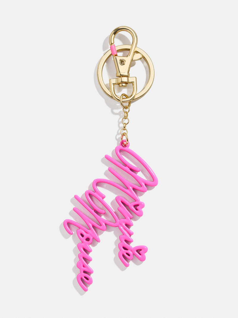 BaubleBar Disney Signature 2D Bag Charm - Minnie Mouse - 
    Disney Signature Keychain
  
