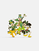 BaubleBar Disney Mickey & Friends St' Patrick's Day Pin - St. Patricks Day Mickey & Friends - 
    Enamel pin with Mickey and Minnie Mouse, Donald and Daisy Duck, Goofy and Pluto
  
