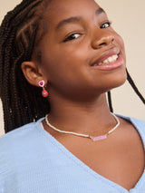 BaubleBar Kids' Beaded Custom Nameplate Necklace - Pearl - 
    Enjoy 20% Off: One week only
  
