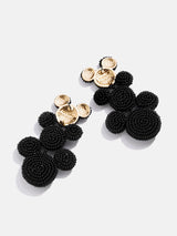 BaubleBar Disney Mickey Mouse Beaded Statement Earrings - Black - 
    Disney black beaded drop earrings
  
