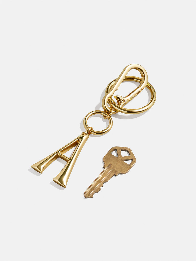 BaubleBar Initial Enamel Bag Charm - Gold - 
    Initial keychain
  
