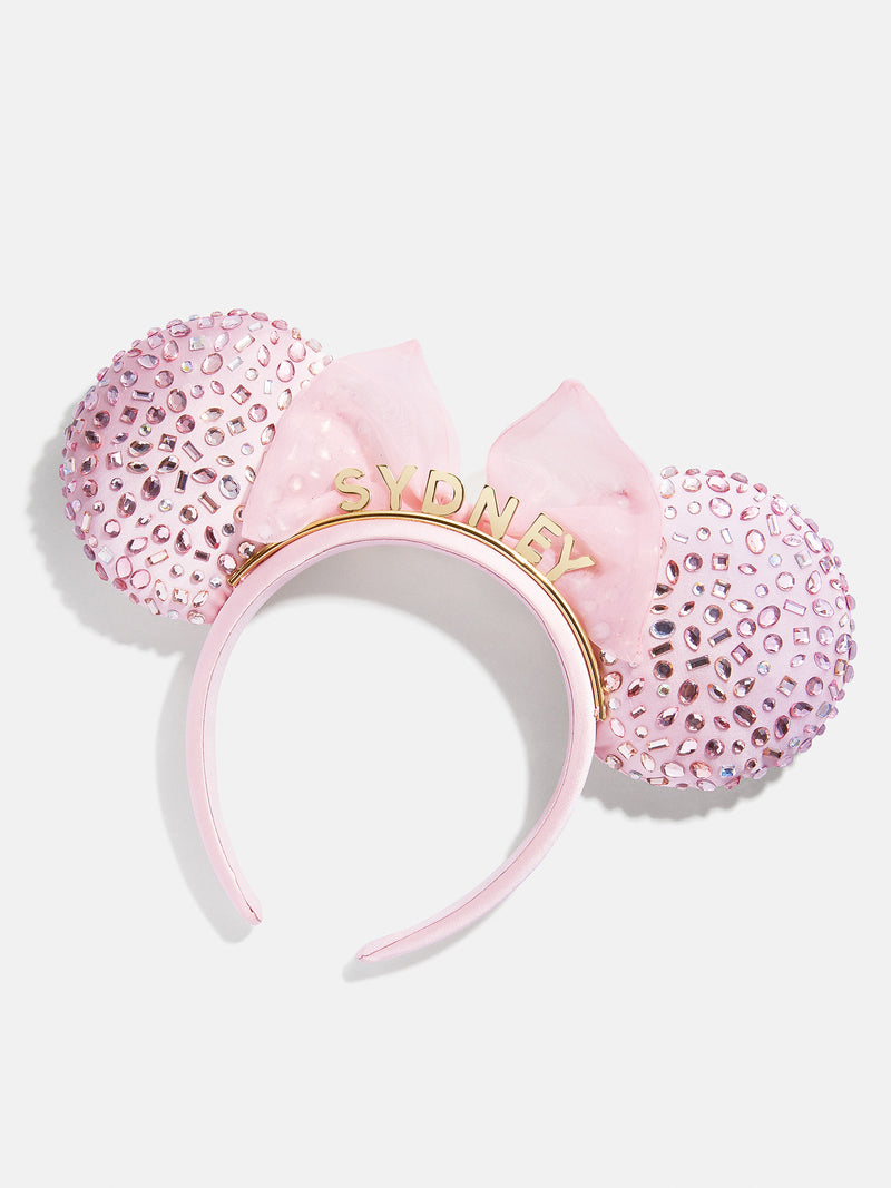 Disney Minnie Mouse Custom Soft Pink Ears Headband - Custom Soft Pink Minnie Mouse Ears