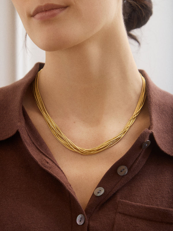 Vanessa Necklace - Gold