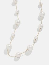 BaubleBar Blair Necklace - Pearl Collar - 
    Pearl chain collar necklace
  
