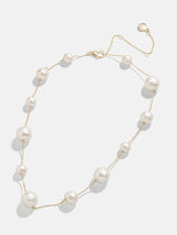 BaubleBar Blair Necklace - Pearl Collar - 
    Pearl chain collar necklace
  
