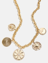 BaubleBar Galia Statement Charm Necklace - Round - 
    Oversized charm necklace
  
