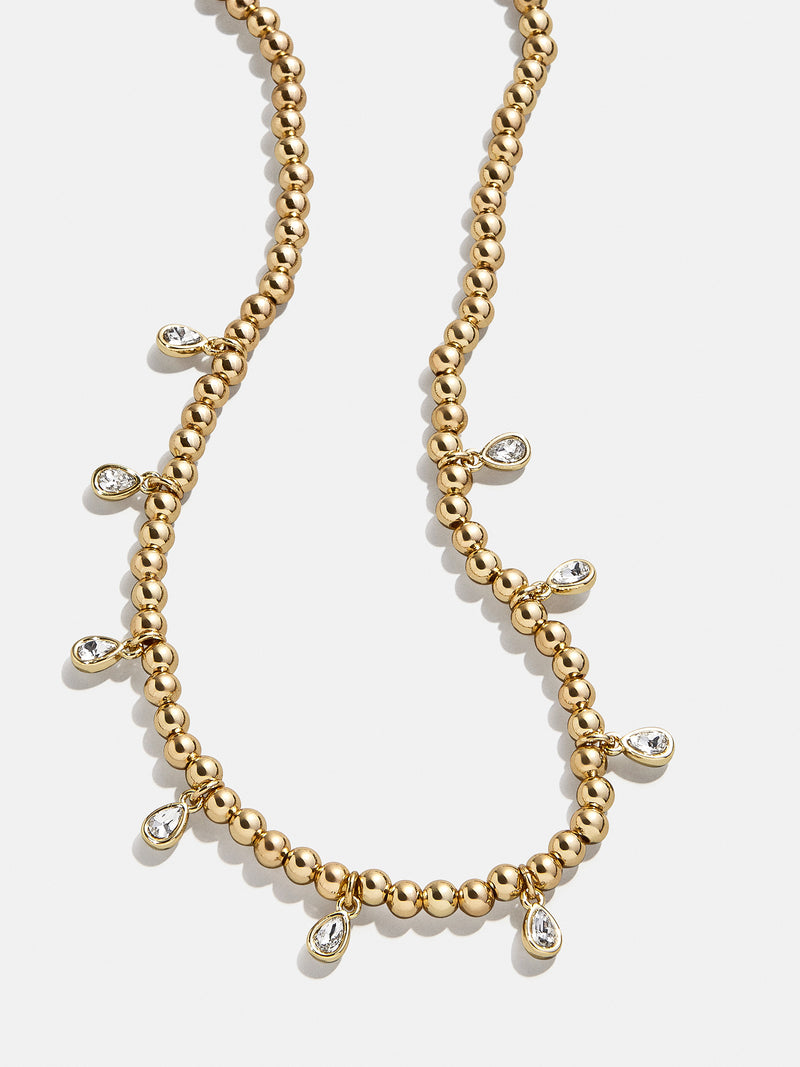 Joelle Pisa Necklace - Gold/Pavé