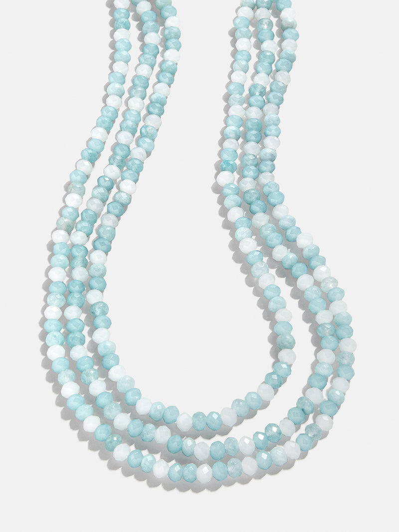 Lena Semi-Precious Layered Necklace  - Turquoise