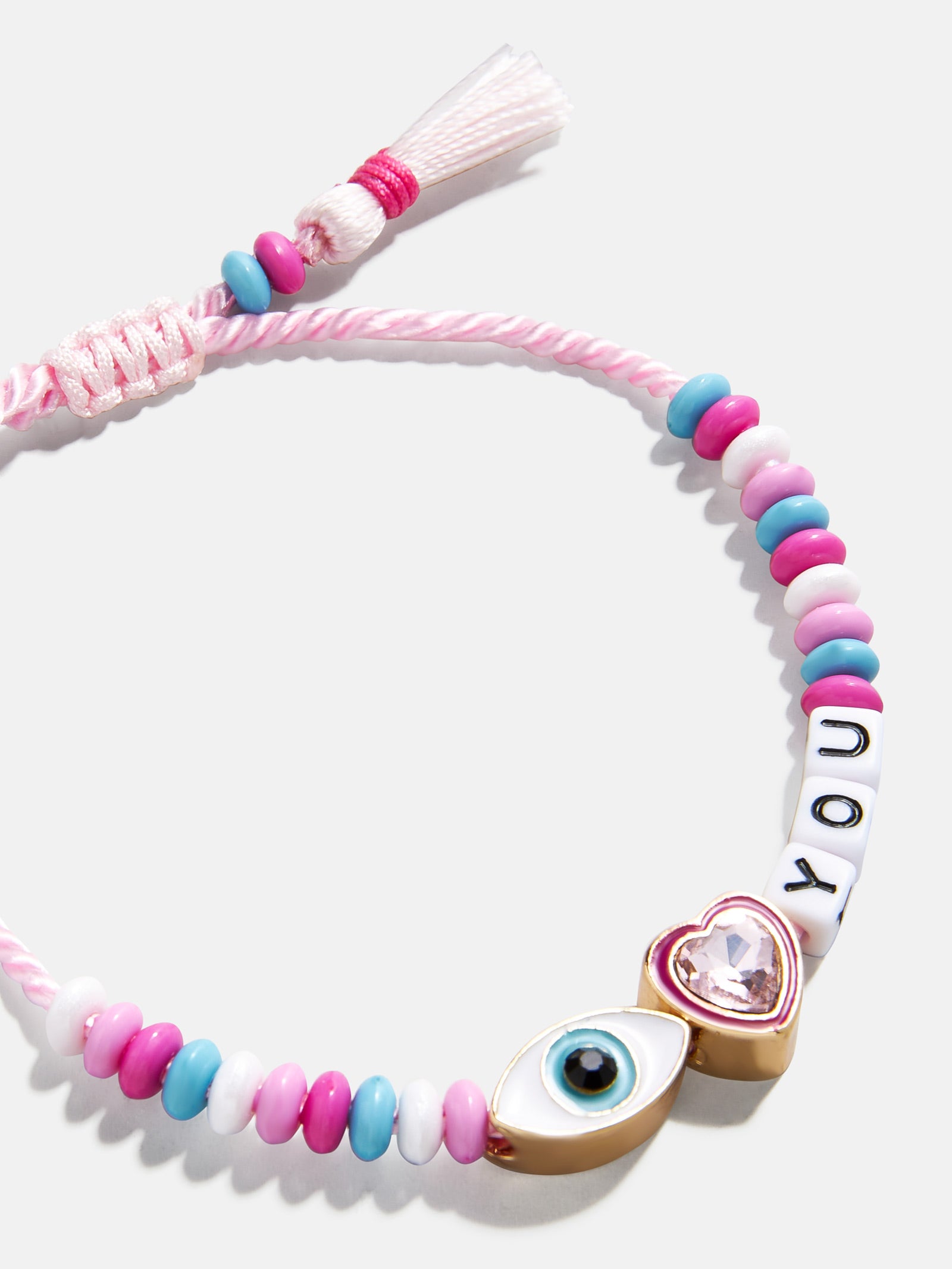 Kids' I Love You Beaded Bracelet - Evil Eye