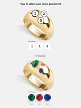 BaubleBar 18K Gold Custom Birthstone Ring - Gold - 
    Give a little love: Enjoy 15% Off
  
