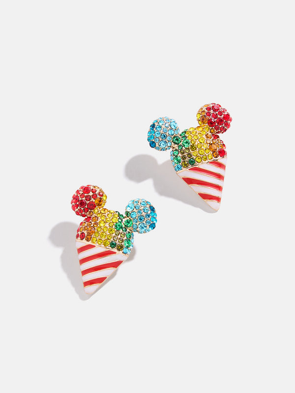 Disney Mickey Mouse Snow Cone Earrings - Disney Snow Cone Earrings