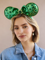 BaubleBar Disney Minnie Mouse Clover Ears Headband - Minnie Mouse Clover Ears - 
    Lucky clover Disney ears headband
  
